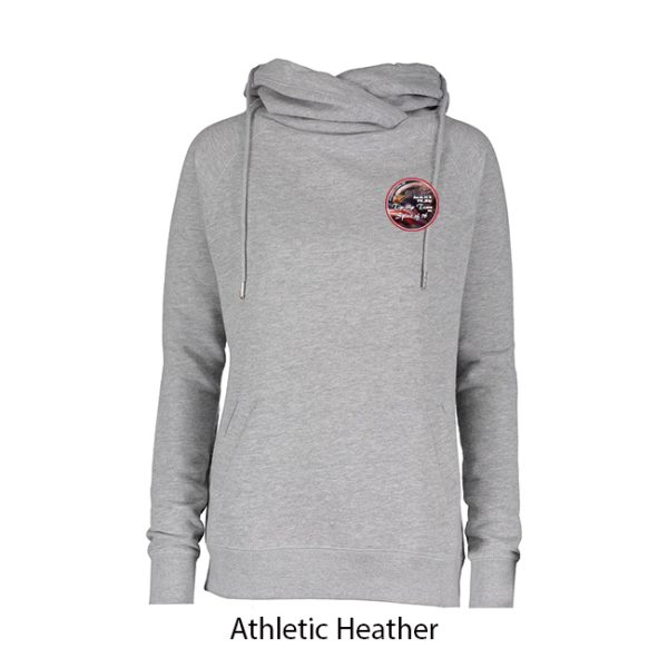 Tip-Up Town USA Ladies Classic Funnel Neck Hoodie - Image 2