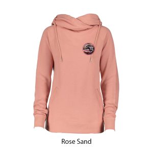 Tip-Up Town USA Ladies Classic Funnel Neck Hoodie