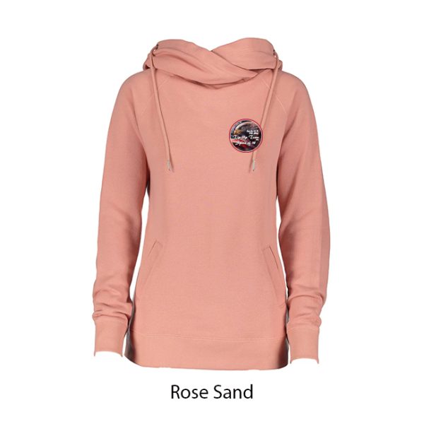Tip-Up Town USA Ladies Classic Funnel Neck Hoodie