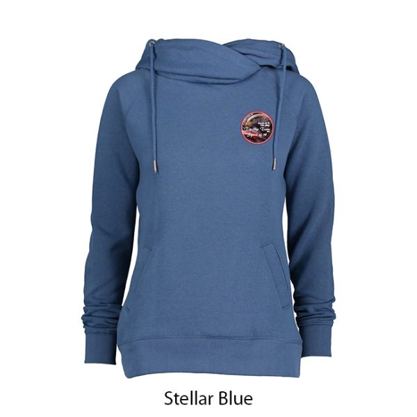 Tip-Up Town USA Ladies Classic Funnel Neck Hoodie - Image 9