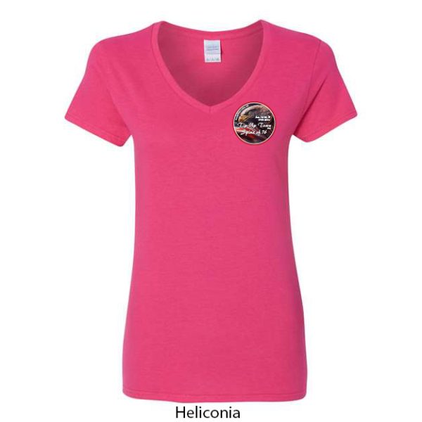 Tip-Up Town USA Women's V-Neck T-Shirt - Image 5