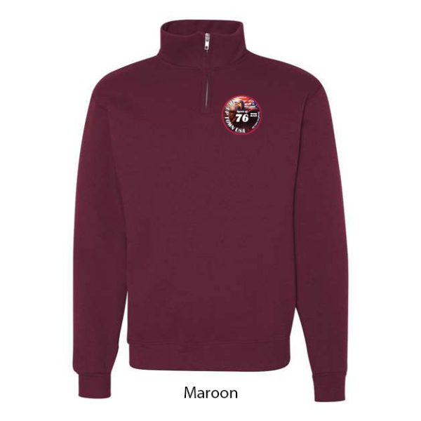 Tip-Up Town USA 1/4 Zip Sweatshirt - Image 9