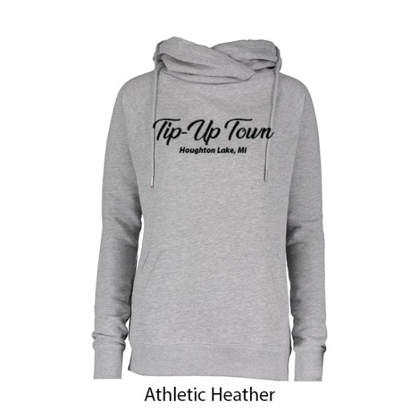 Tip-Up Town USA Ladies Classic Funnel Neck Hoodie - Image 2