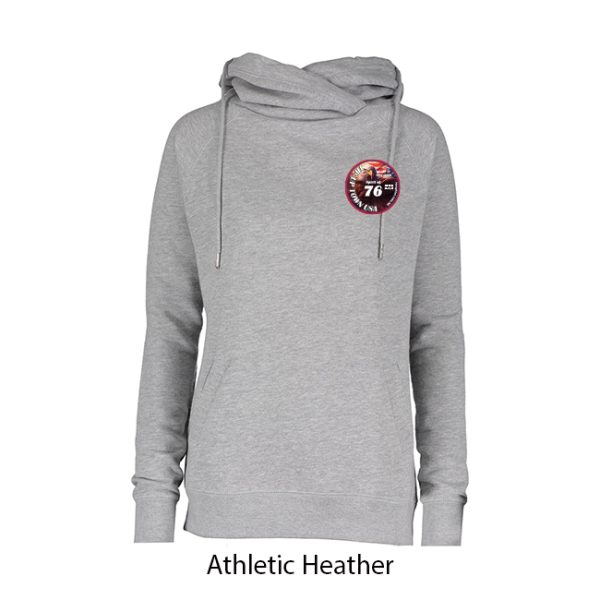 Tip-Up Town USA Ladies Classic Funnel Neck Hoodie - Image 2