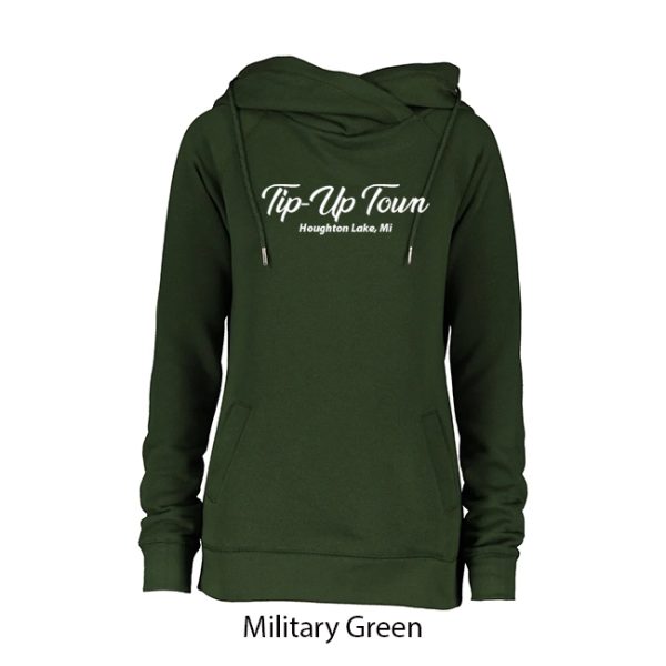 Tip-Up Town USA Ladies Classic Funnel Neck Hoodie - Image 5