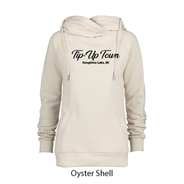 Tip-Up Town USA Ladies Classic Funnel Neck Hoodie - Image 6