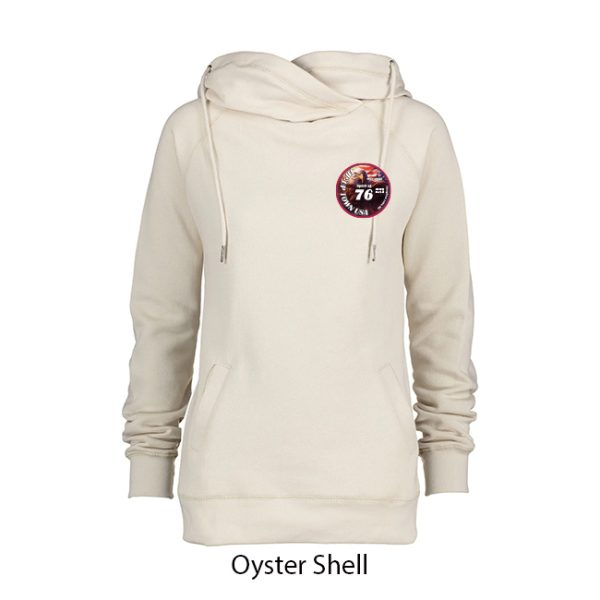 Tip-Up Town USA Ladies Classic Funnel Neck Hoodie - Image 6