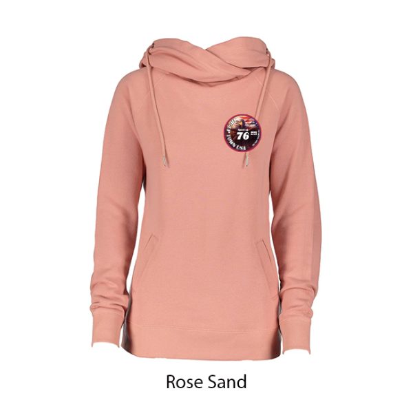 Tip-Up Town USA Ladies Classic Funnel Neck Hoodie - Image 7