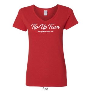 Tip-Up Town USA Women's V-Neck T-Shirt