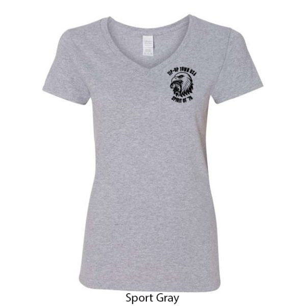 Tip-Up Town USA Women's V-Neck T-Shirt